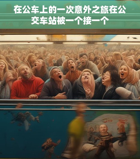 在公车上的一次意外之旅在公交车站被一个接一个