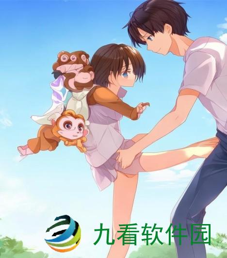 共同努力生猴子，性别平等与生育选择女生和男生一起努力生猴子的画面